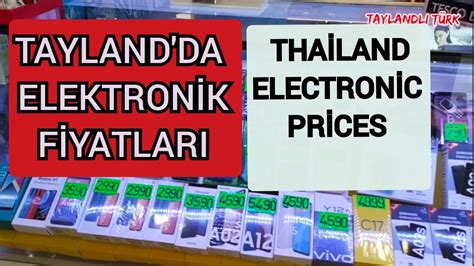 Tayland elektronik market